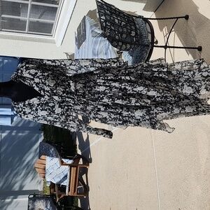 Denim & Supply Chiffon 2 Piece Skirt Blouse Set Ralph Lauren Size Medium & Large